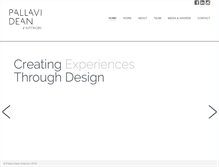 Tablet Screenshot of pallavidean.com